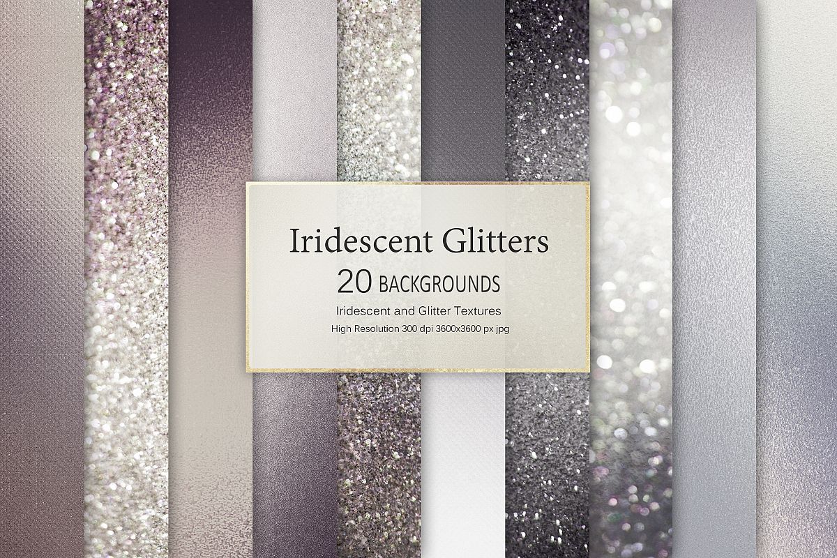 Iridescent and Glitter Textures example image 1