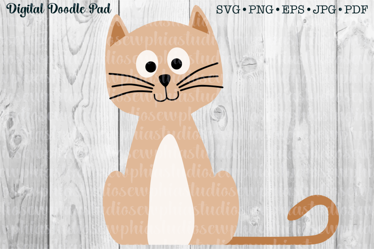 Kitty Cat by Digital Doodle Pad example image 1