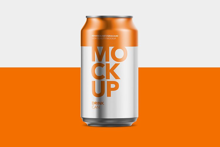 Aluminium Can With Metallic Finish example image 1