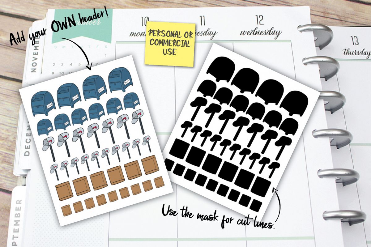 Mail Planner Stickers example image 1