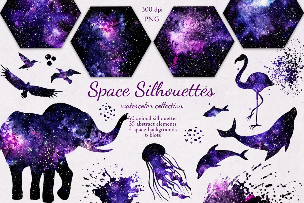 Space Silhouettes example image 1
