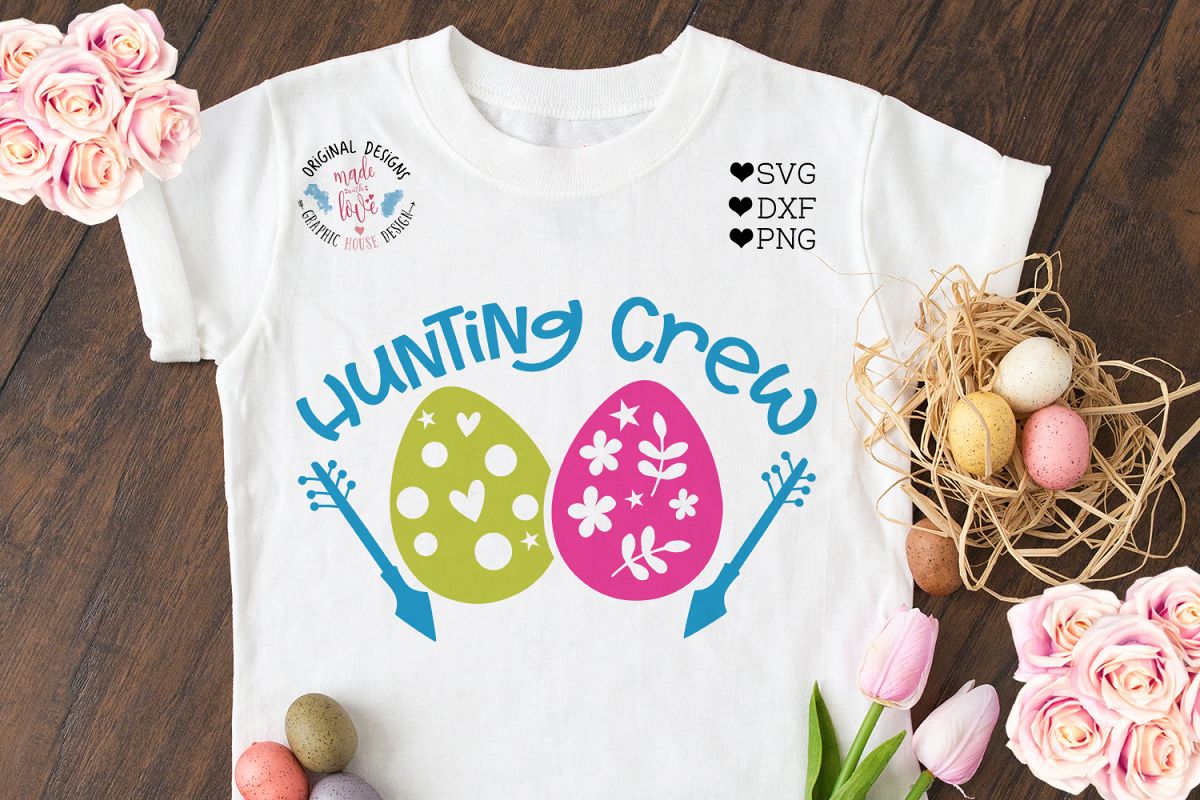 Easter Cut File - Hunting Crew example image 1