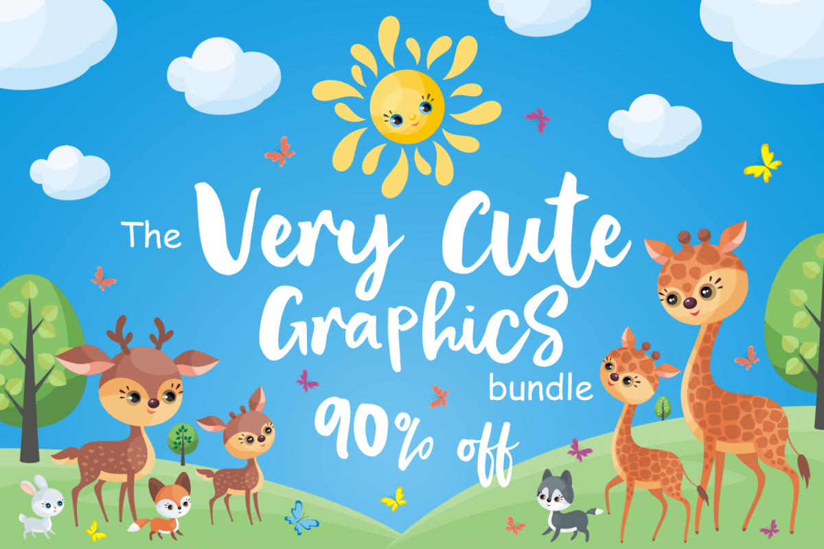 The Very Cute Graphics Bundle example image 1