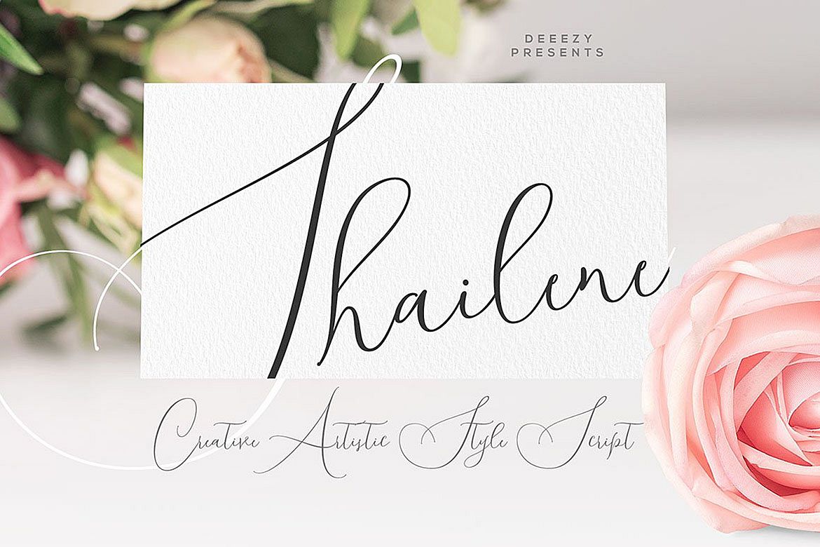 Shailene Script Font example image 1
