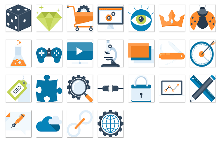 SEO and development flat example image 1