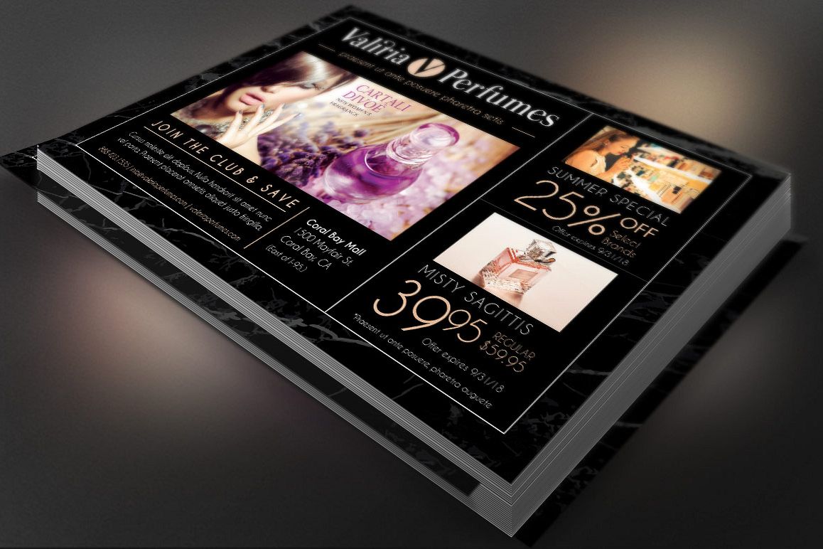 Perfume Club Flyer Template example image 1