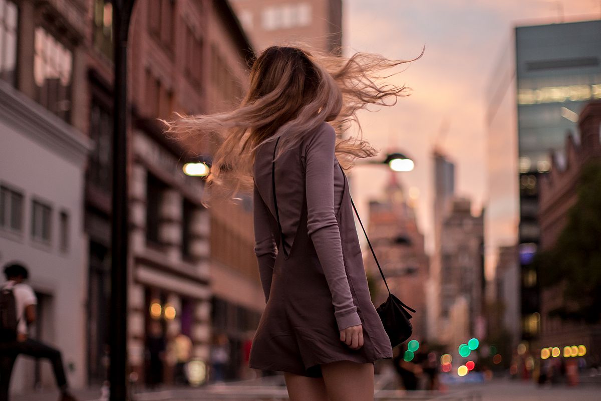 Girl dancing on the street example image 1