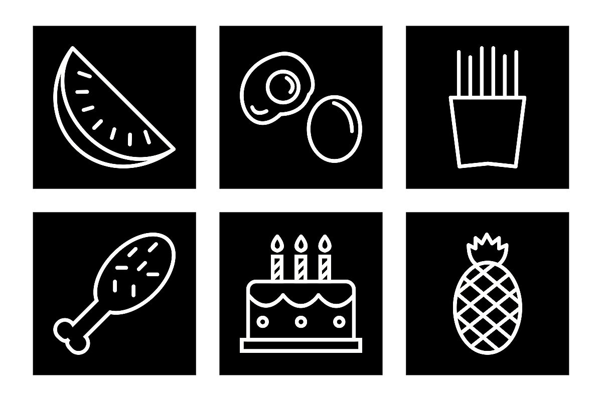 Set Of Food Icons example image 1