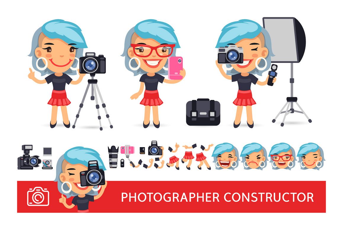Photographer Woman Construtor example image 1