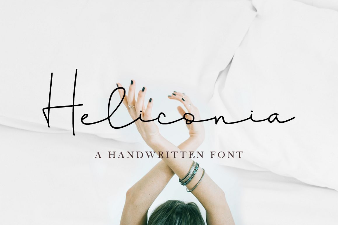 Heliconia Script Font example image 1
