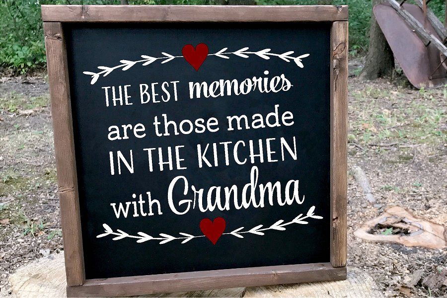 Best Memories Are Made In Grandma's Kitchen SVG example image 1