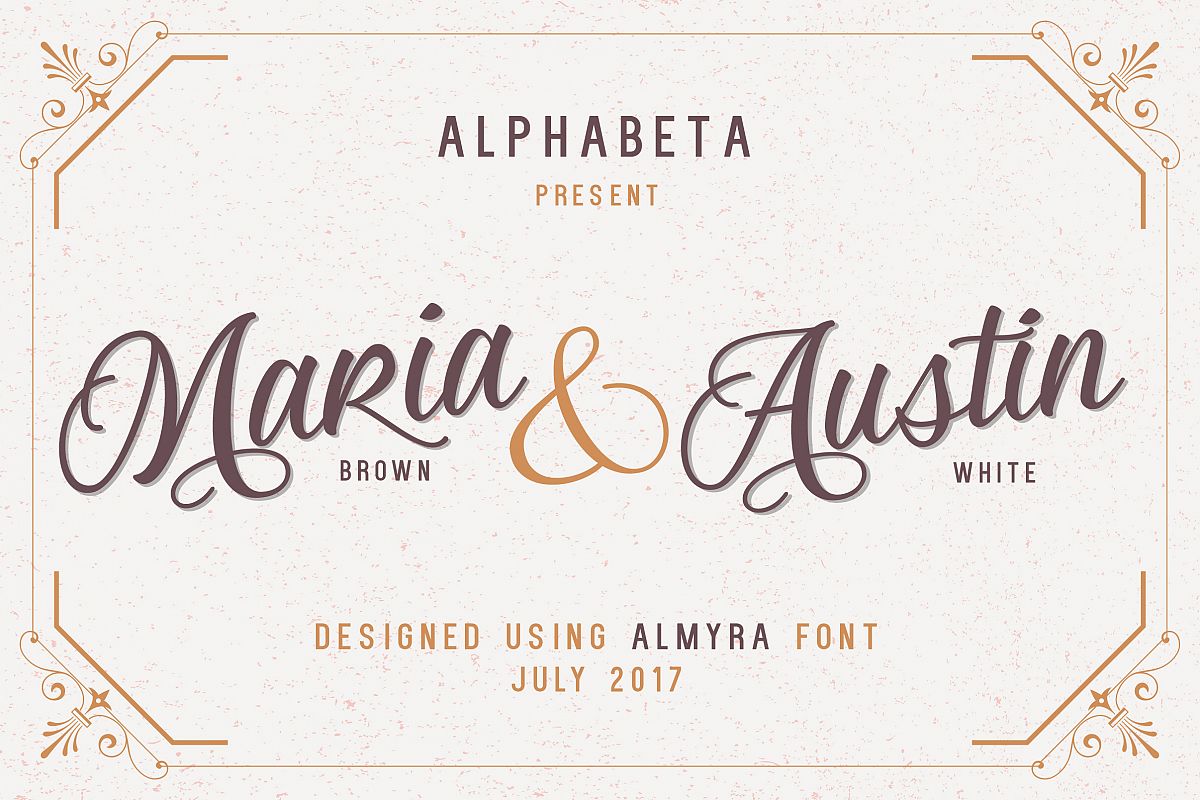 Almyra Script example image 1