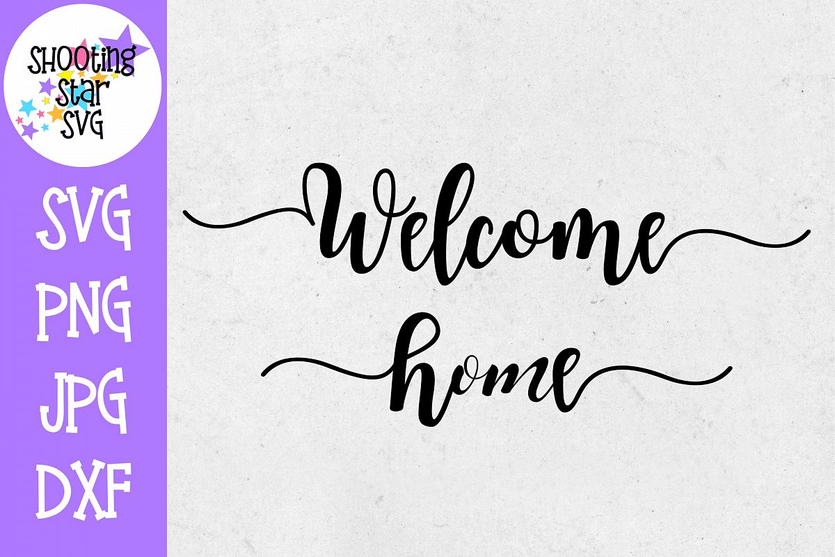 Welcome Home SVG - Living Room SVG - Home Decor SVG example image 1