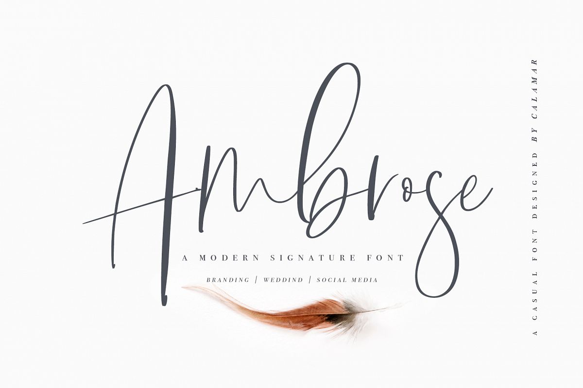 Ambrose Font example image 1