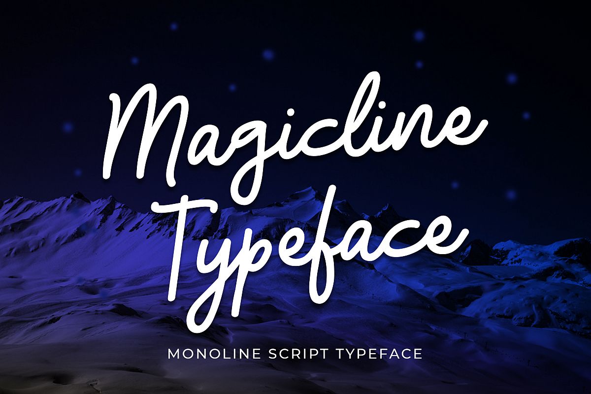 Magicline Typeface example image 1