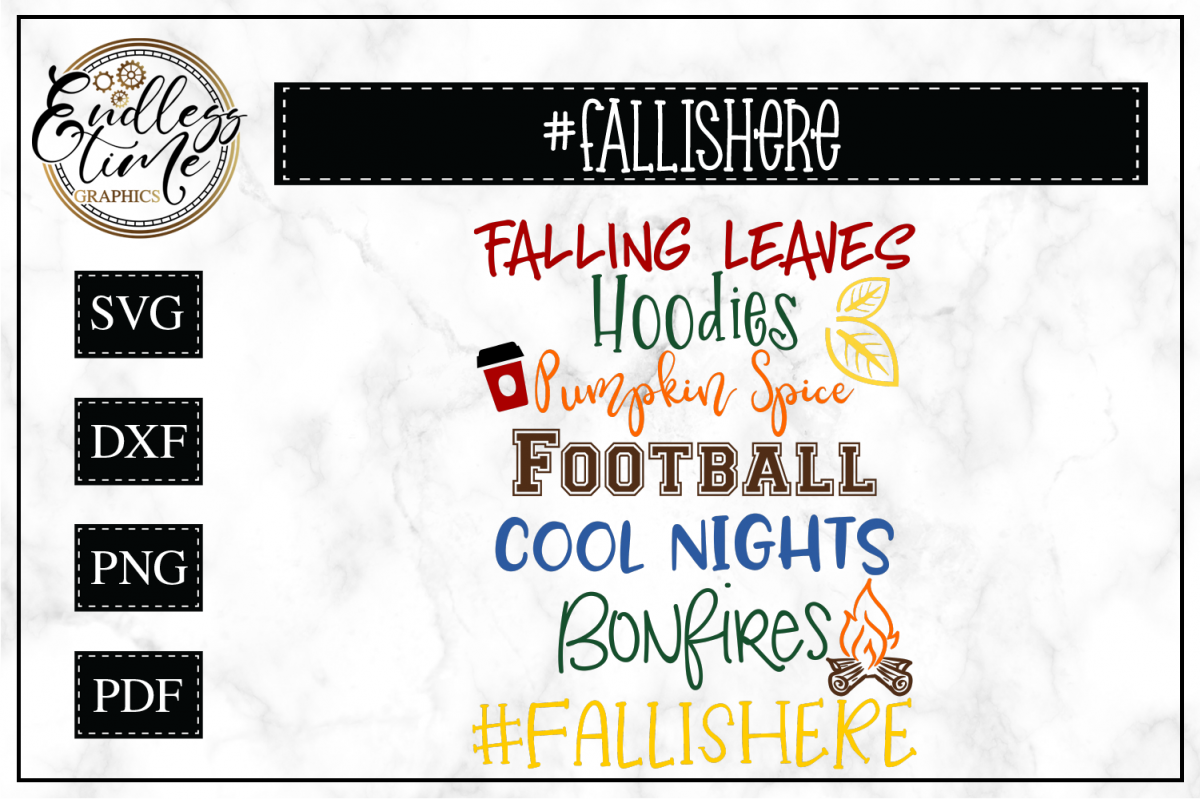 Fall SVG Cutting File example image 1