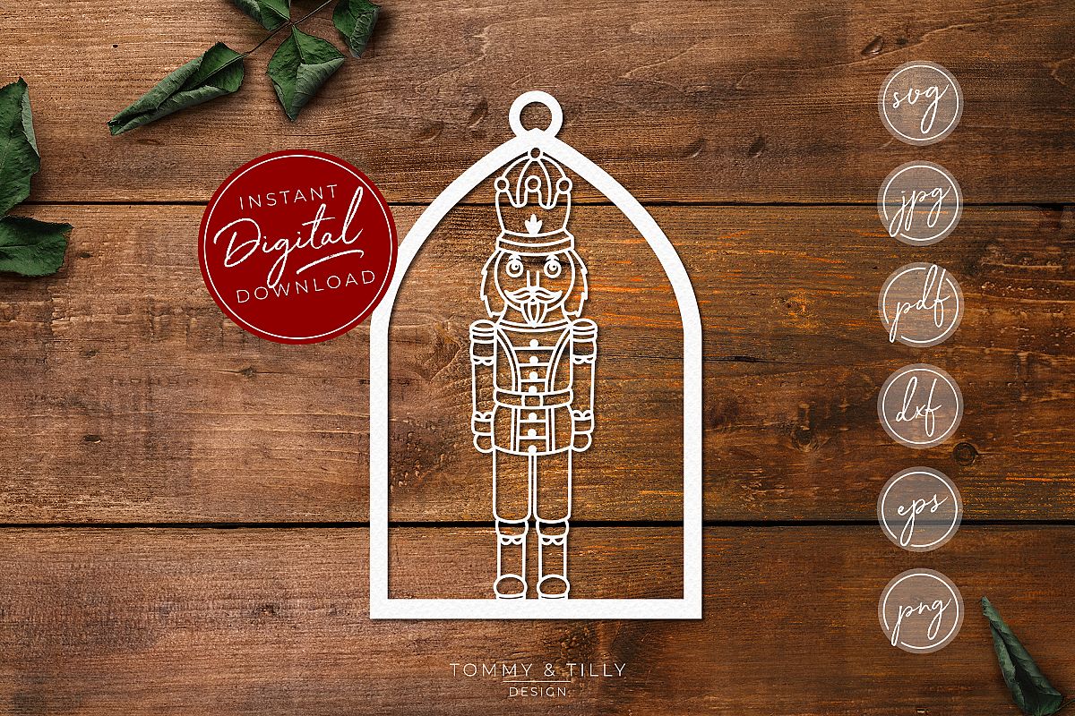 Nutcracker Decoration No.3 - SVG EPS DXF PNG PDF JPG example image 1