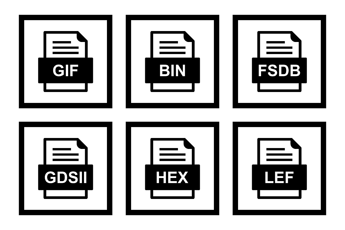 Set Of File Formats Icons example image 1