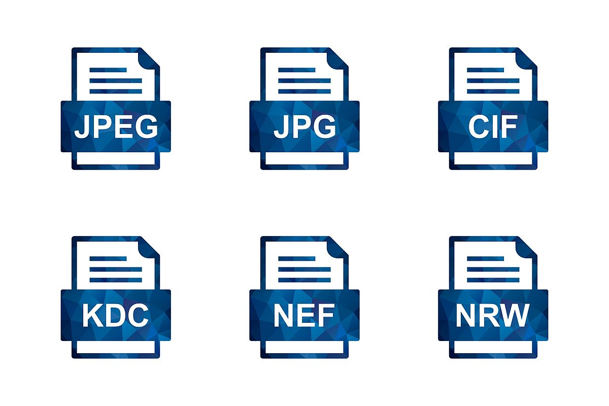 Set Of File Formats Icons example image 1