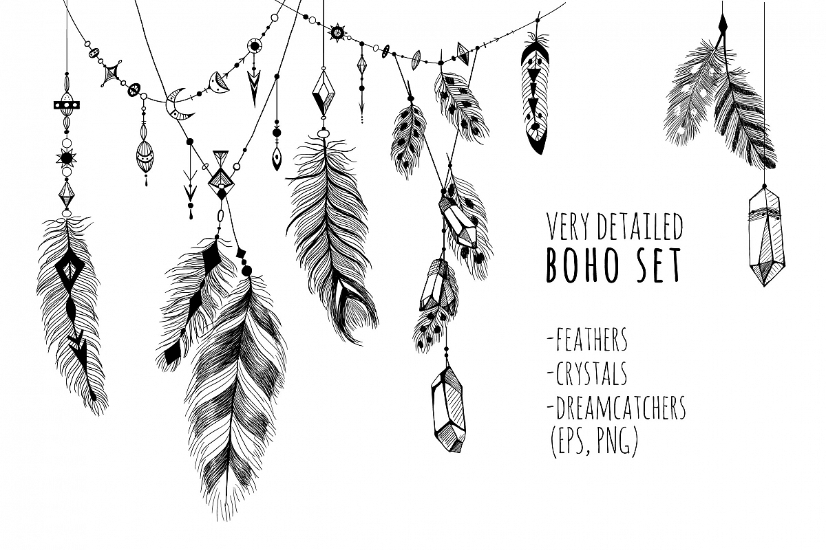 Very detailed BOHO set example image 1