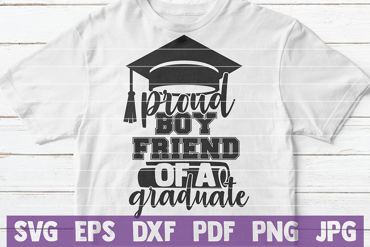 Proud Boyfriend of a Graduate SVG cut file example image 1