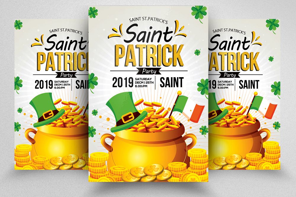 St. Patricks Day Flyer Template example image 1