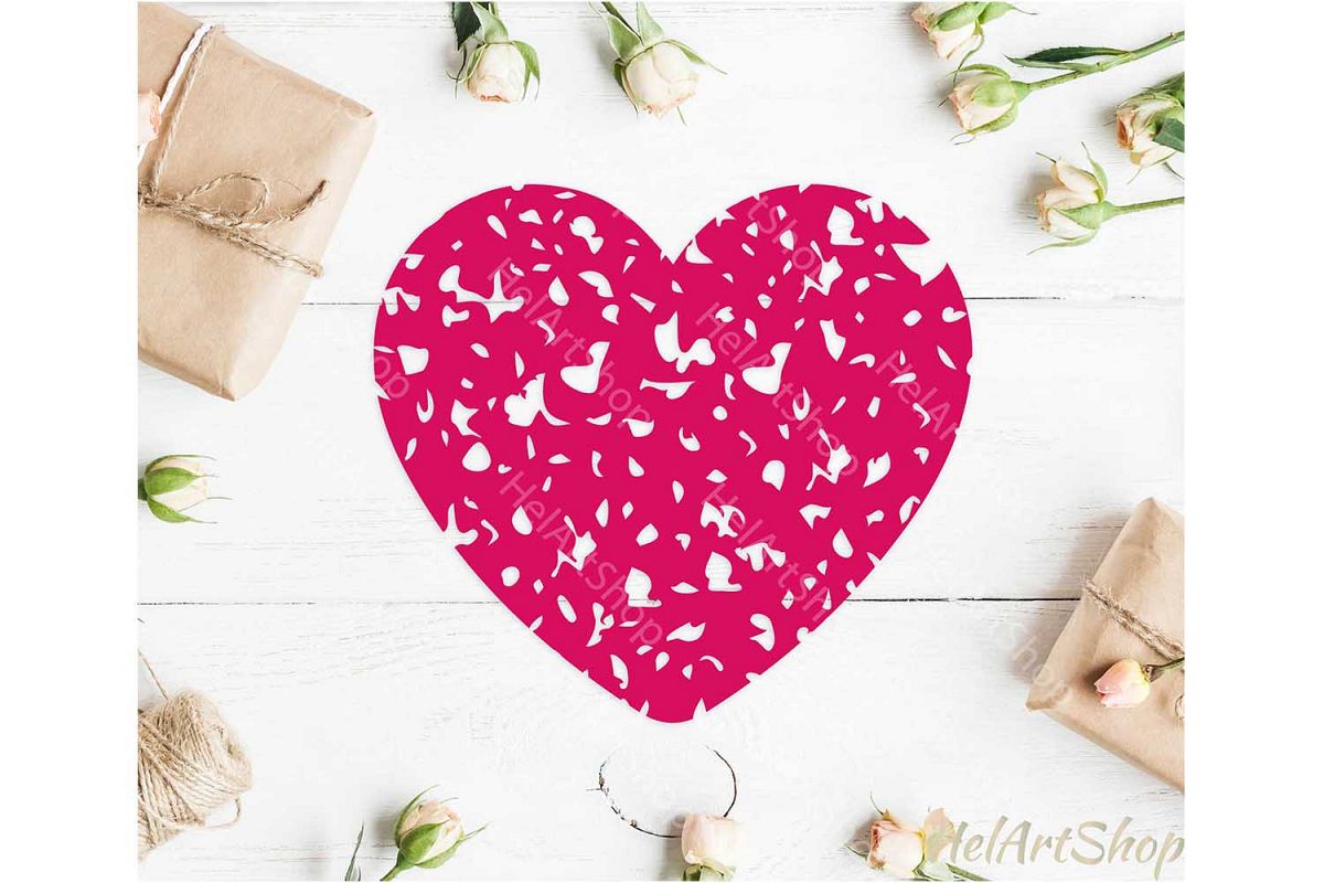 Distressed Heart svg, Grunge Heart svg, Valentines Day