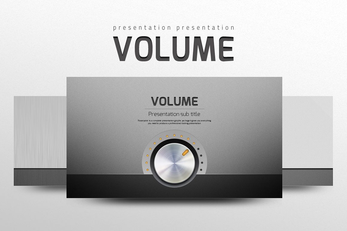 Volume PowerPoint example image 1