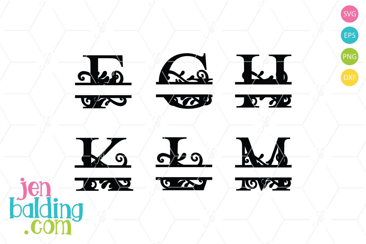 Split Monogram 2 example image 1