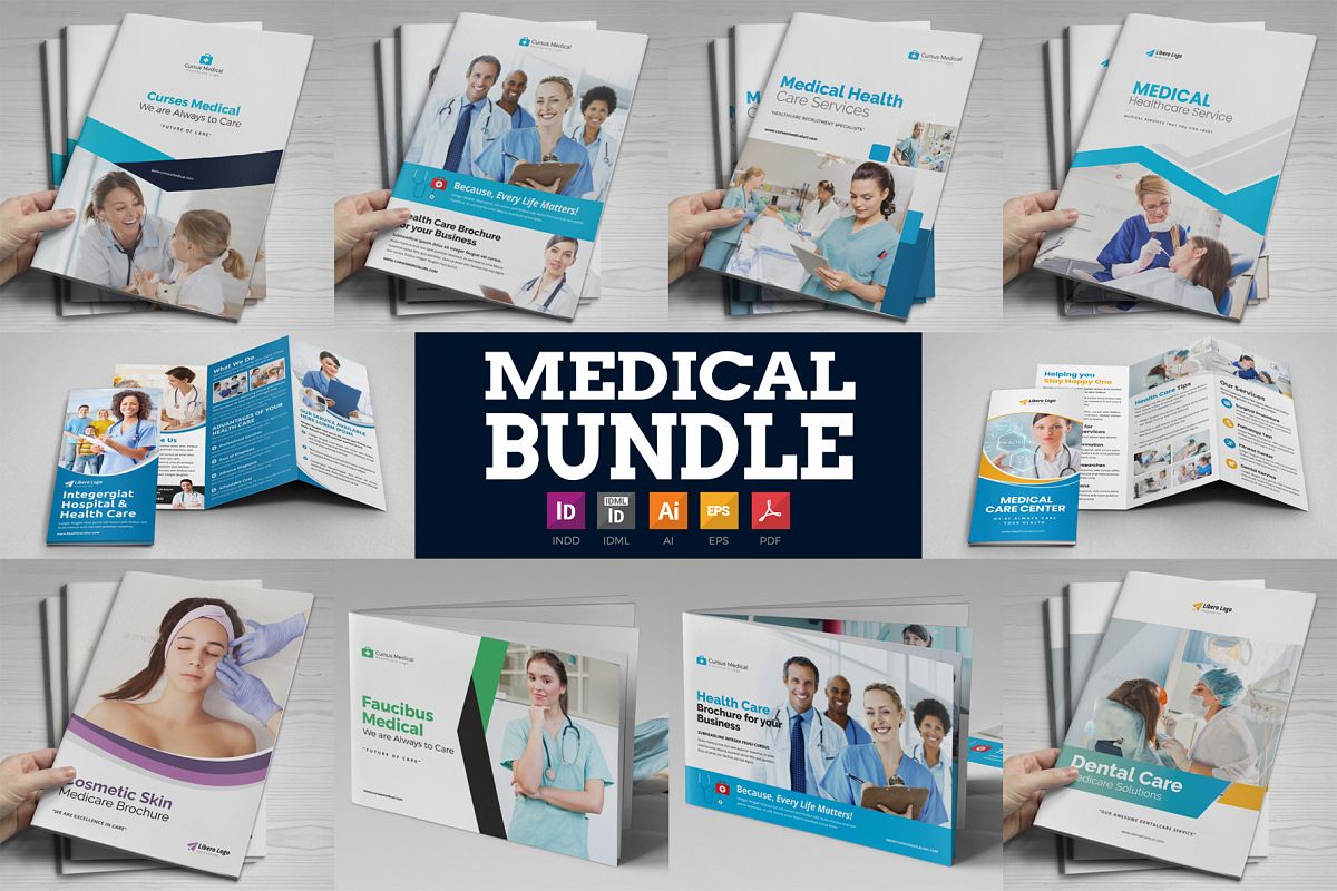 Medical HealthCare Brochure Bundle example image 1