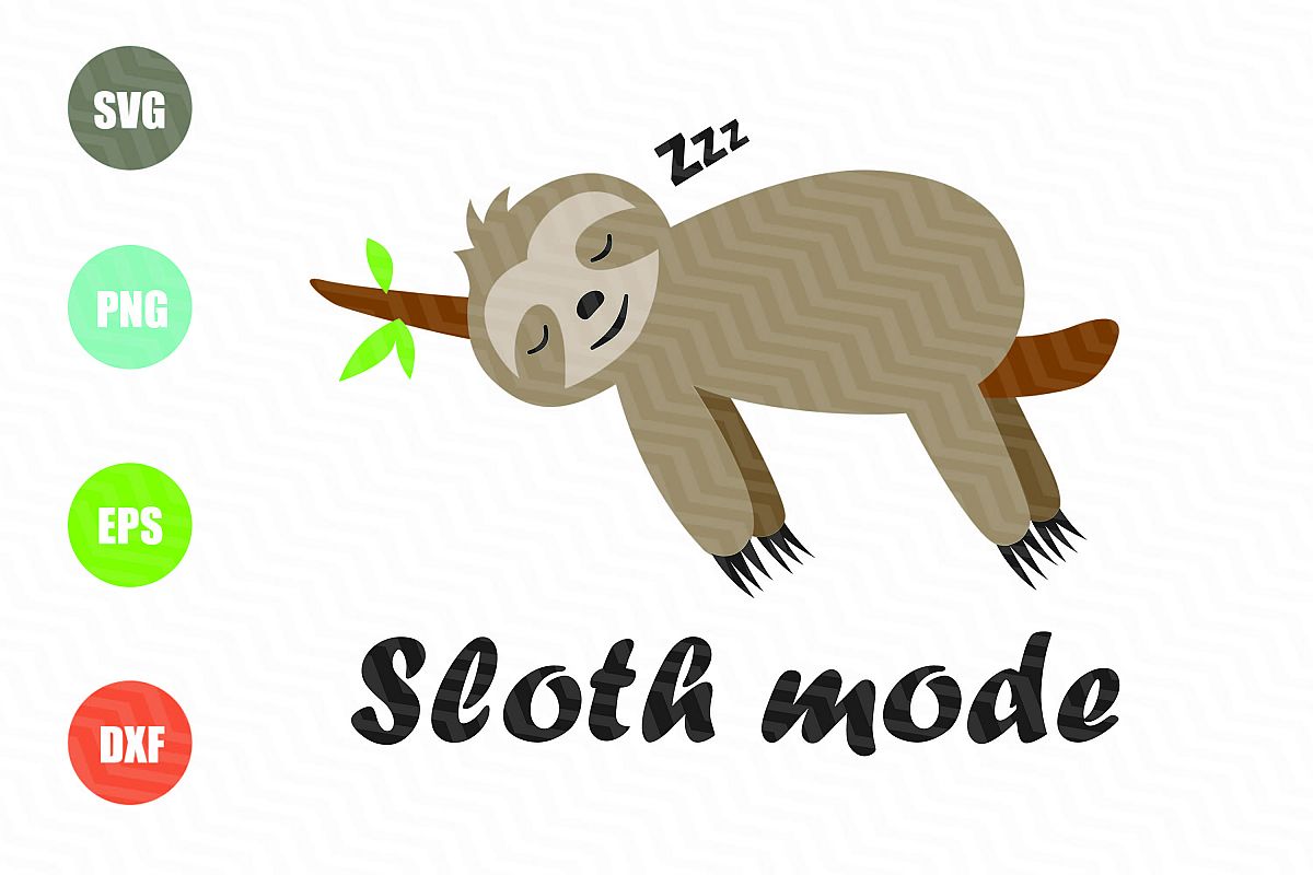Sloth Mode SVG example image 1