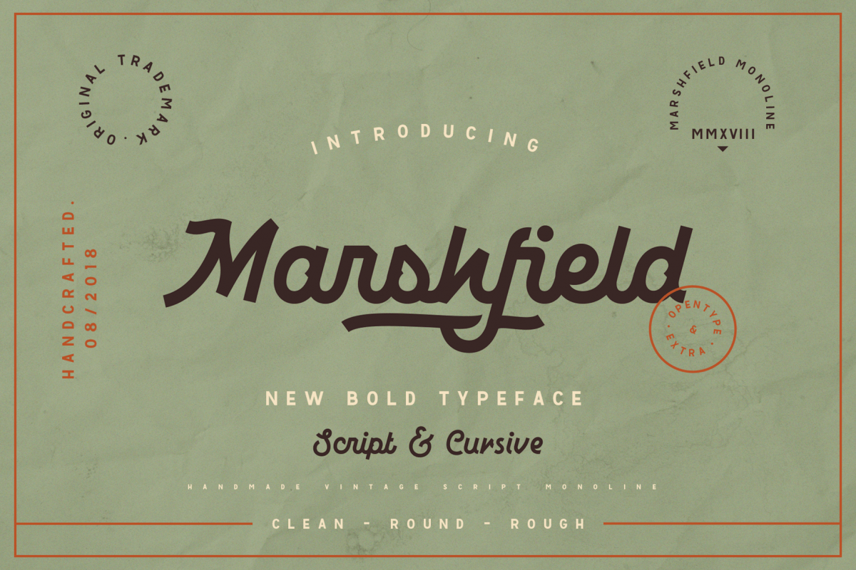 Marshfield Script example image 1