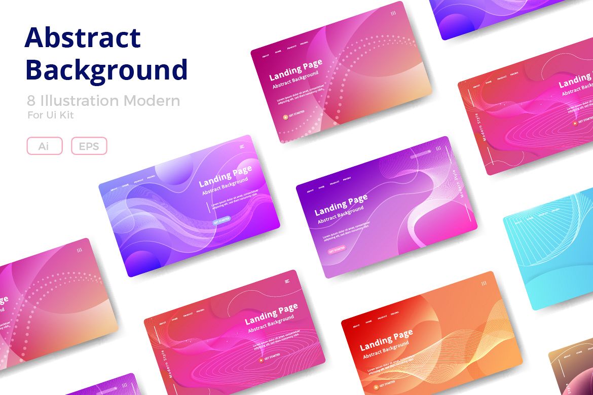 8 Abstract background design example image 1