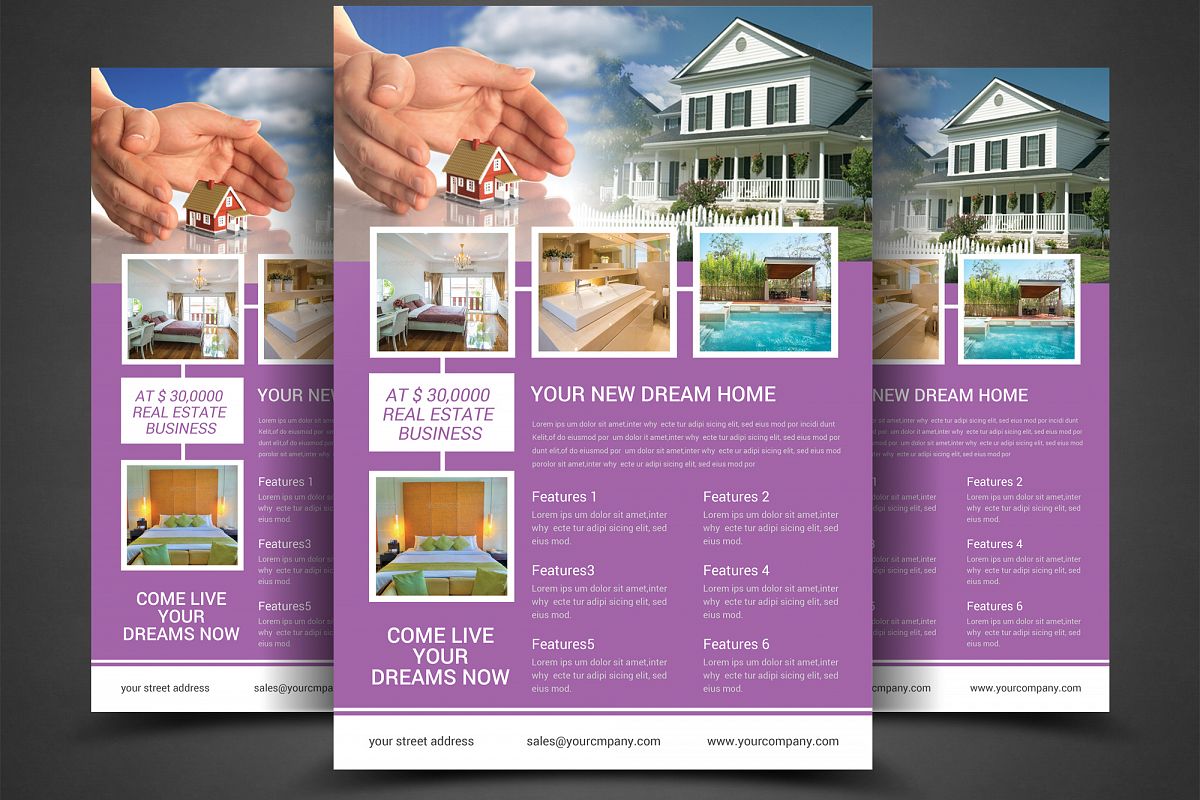 Real Estate Flyer Template example image 1