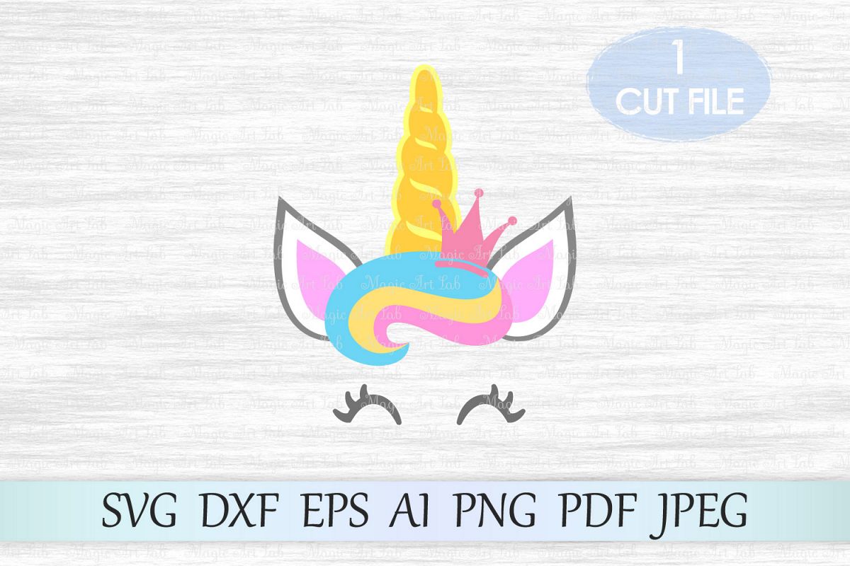 Download Unicorn svg, Unicorn cut file, Unicorn head svg, Clipart