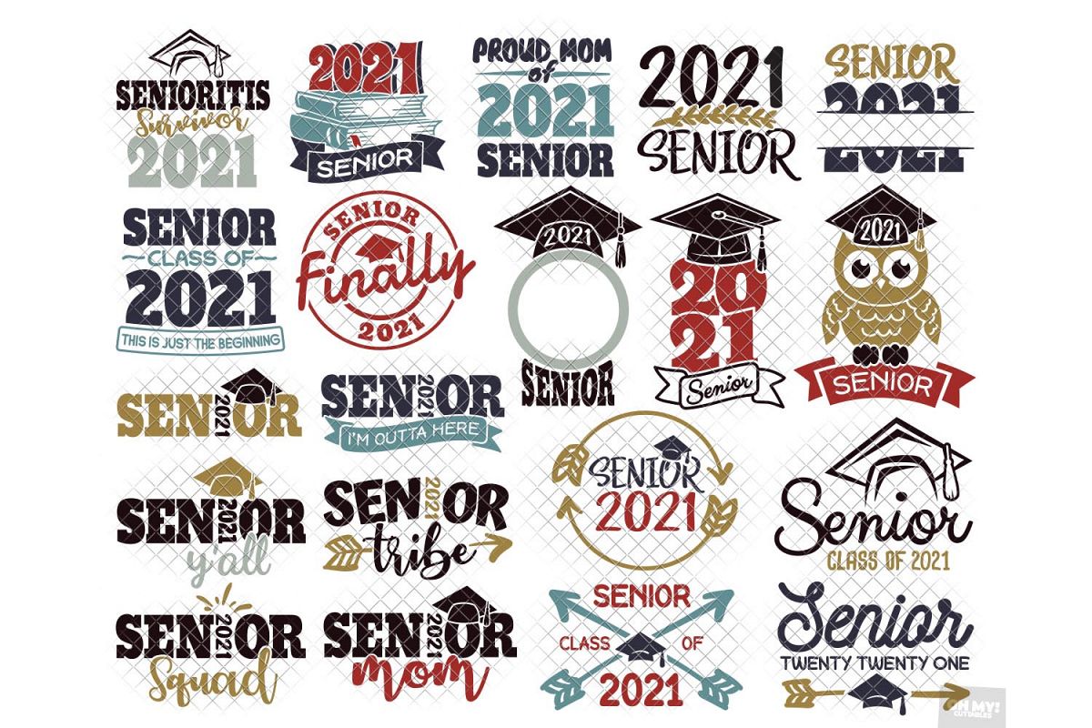 Senior 2021 Svg SVG File - Free Fonts Beautiful Modern Script Fonts.