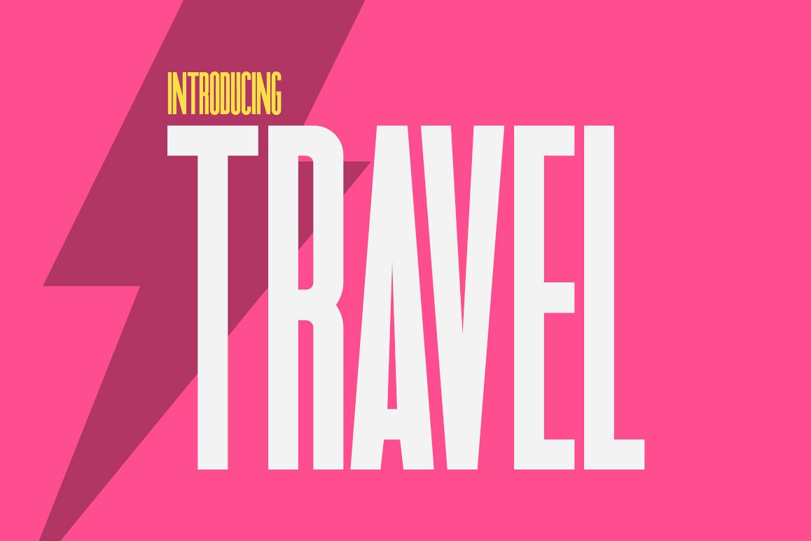 Travel Sans Font example image 1