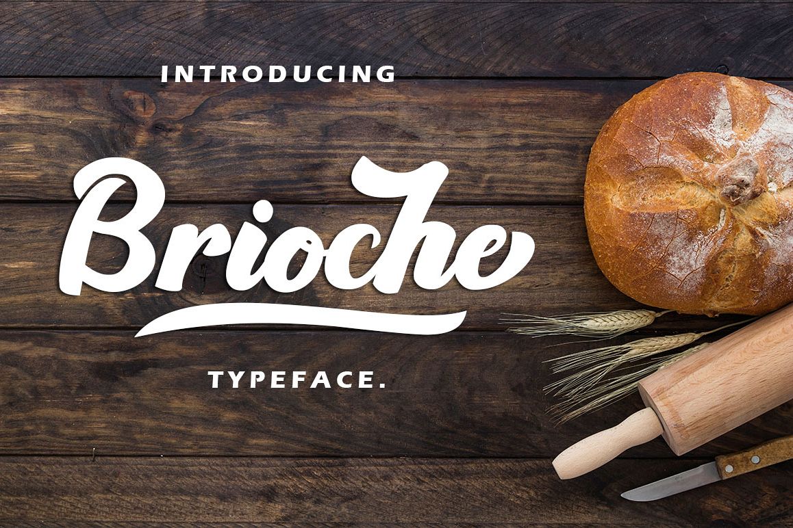 Brioche - Bold Script Typeface example image 1