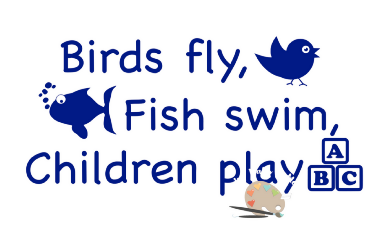 Download Birds fly Fish Swim Children play svg cut file play therapy