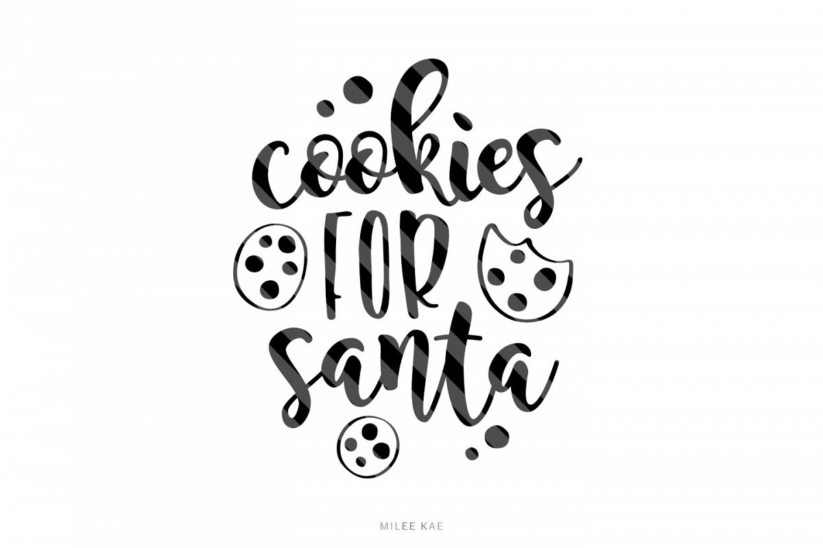 Christmas cutting file, SVG, PNG, EPS, DXF example image 1