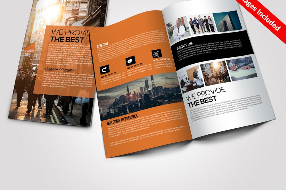 Business Corporate Bi Fold Brochures example image 1