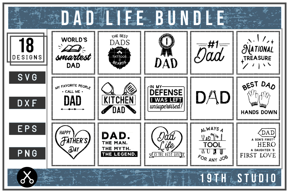 Download Dad SVG Bundle | Father's Day SVG Bundle - MB8