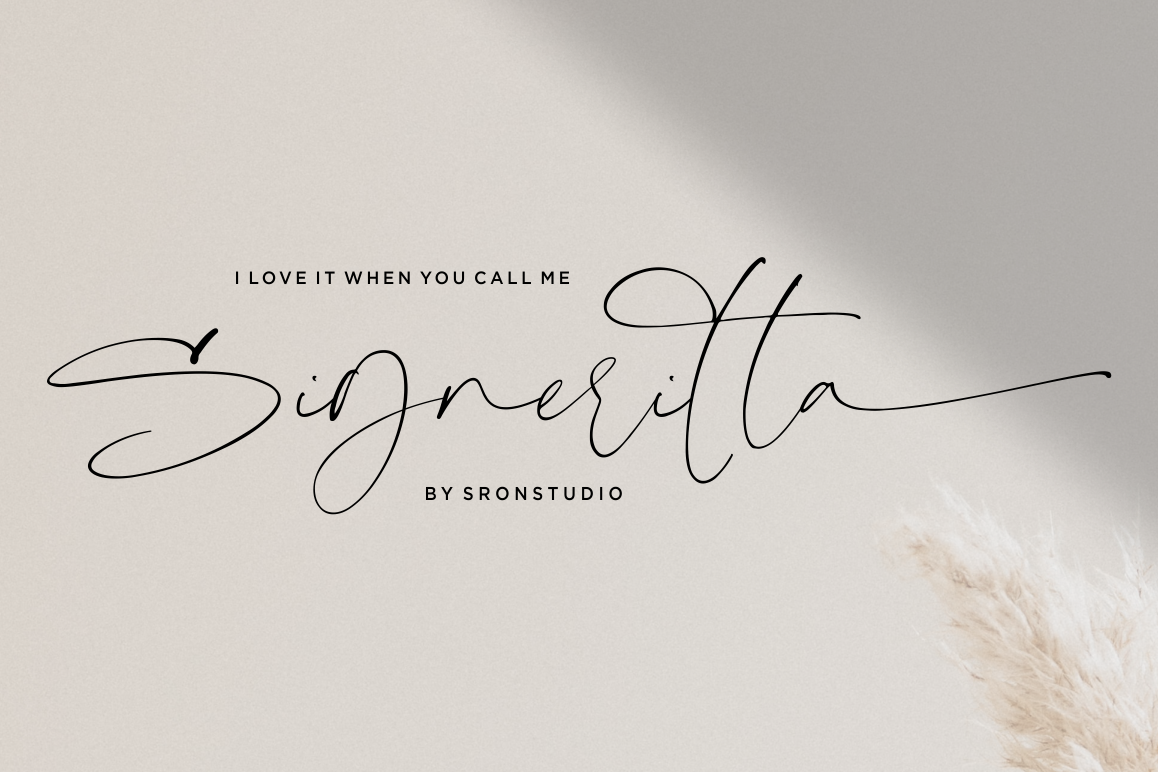 Signeritta - Elegant Signature example image 1