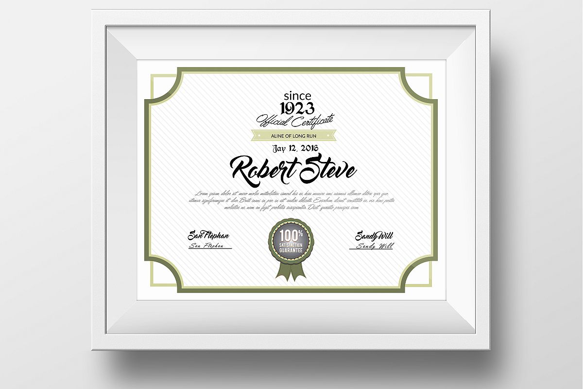 Certificate & Diploma example image 1