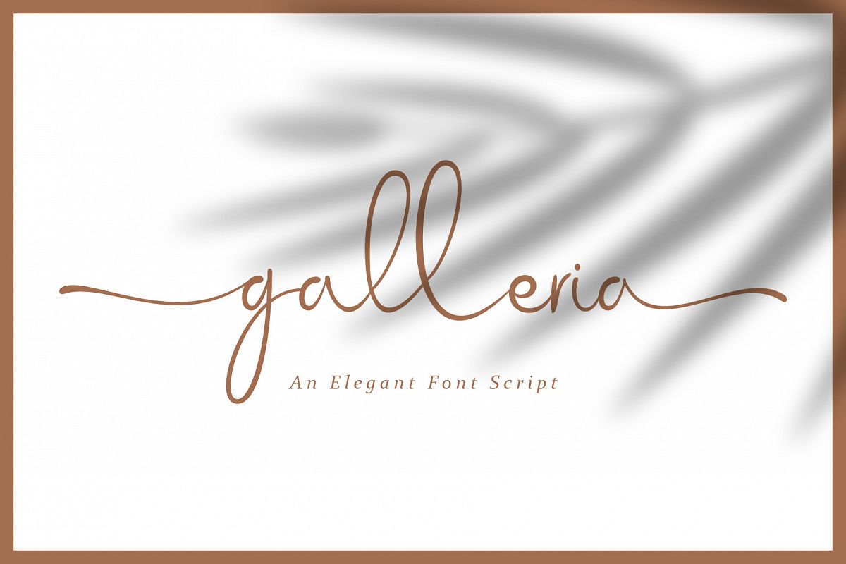 Galleria Script example image 1
