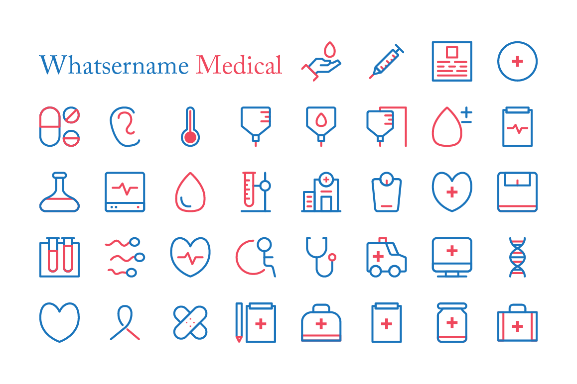 Whatsername Medical Icons example image 1
