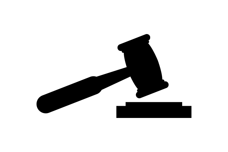 Hammer judge icon example image 1
