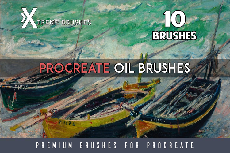 Procreate Oil brushes example image 1