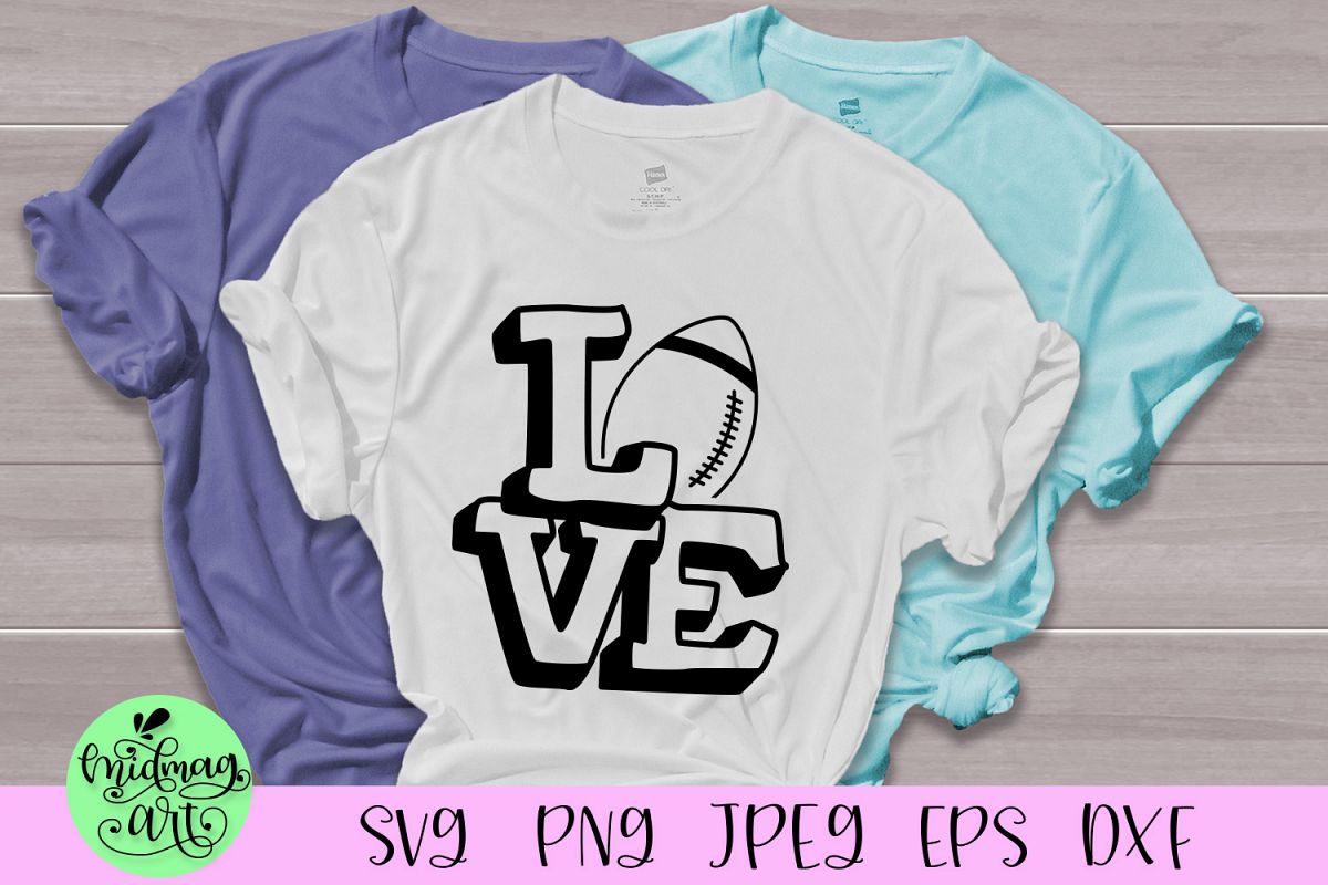 Love football svg, football mom svg, sports mom svg example image 1