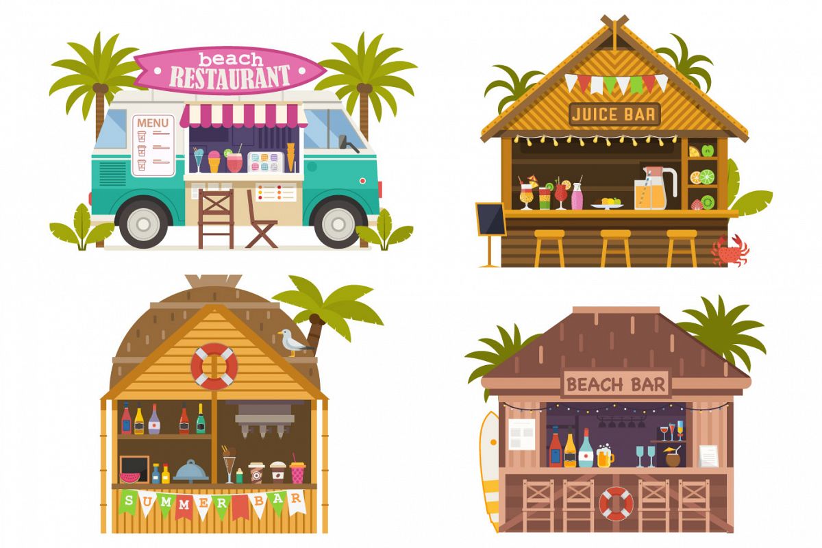 Summer Beach Bars and Restaurants example image 1